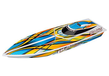 Traxxas Blast Elbåt RTR TQ Orange med Batteri & USB-C Laddare