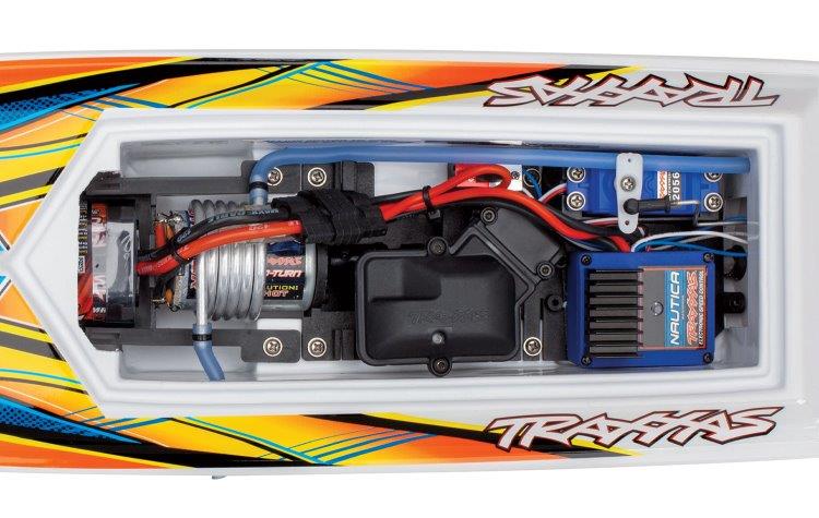 Traxxas Blast Elbåt RTR TQ Orange med Batteri & USB-C Laddare - 4