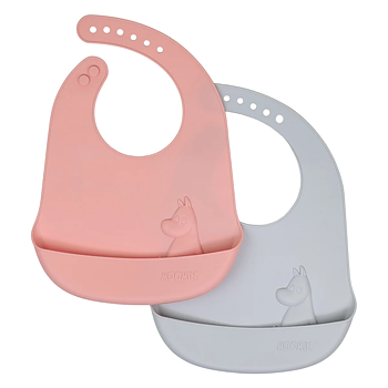 Rätt Start Haklapp Silikon Rosa - Mumin