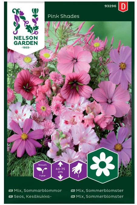 Sommarblomsmix Pink Shades