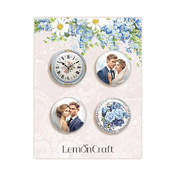 Hope Buttons/Badge (4pcs)