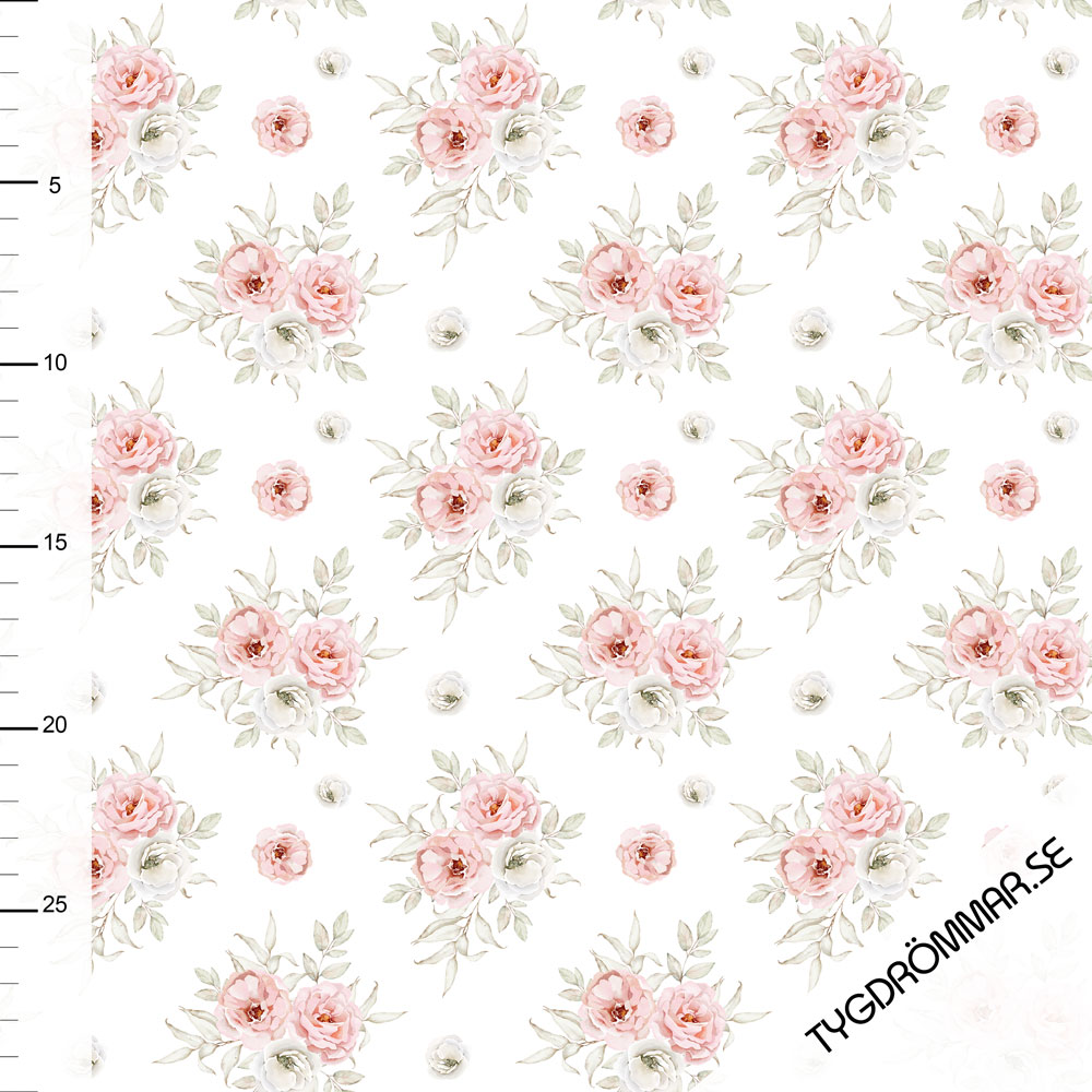 PINK ROSES -  RIBBED - 2