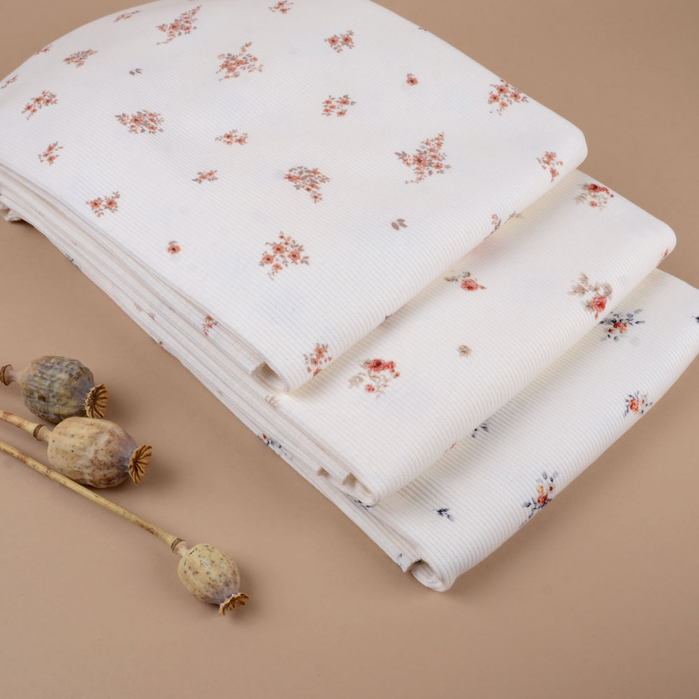 RUSTY FLORALS -  RIBBED - 5