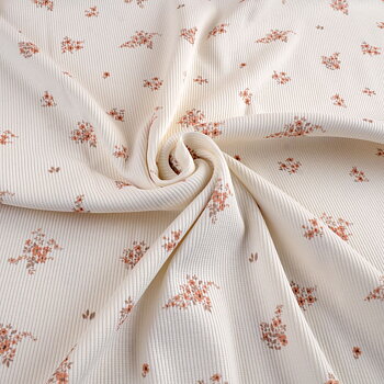 RUSTY FLORALS -  RIBBED