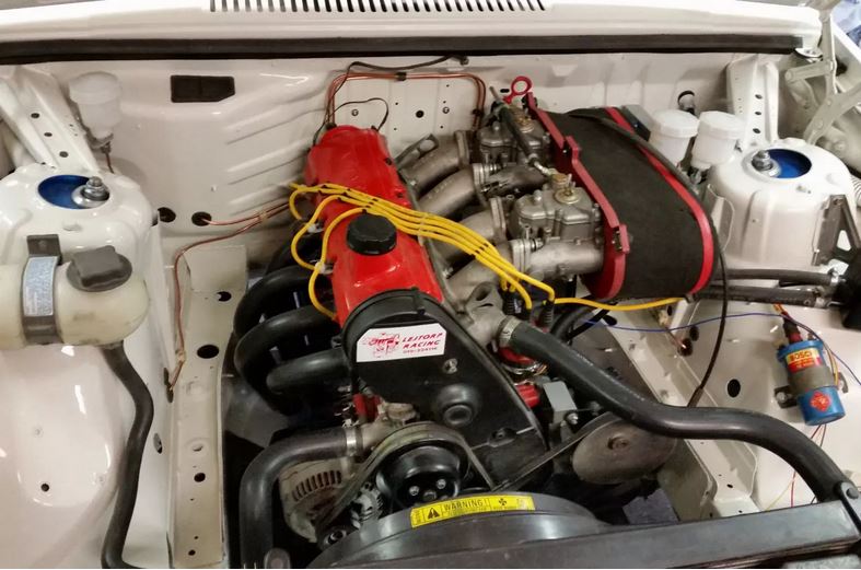 Förstärkt motorfäste Volvo 7/900 med B23/B230 bakåtflyttad 50mm - 2