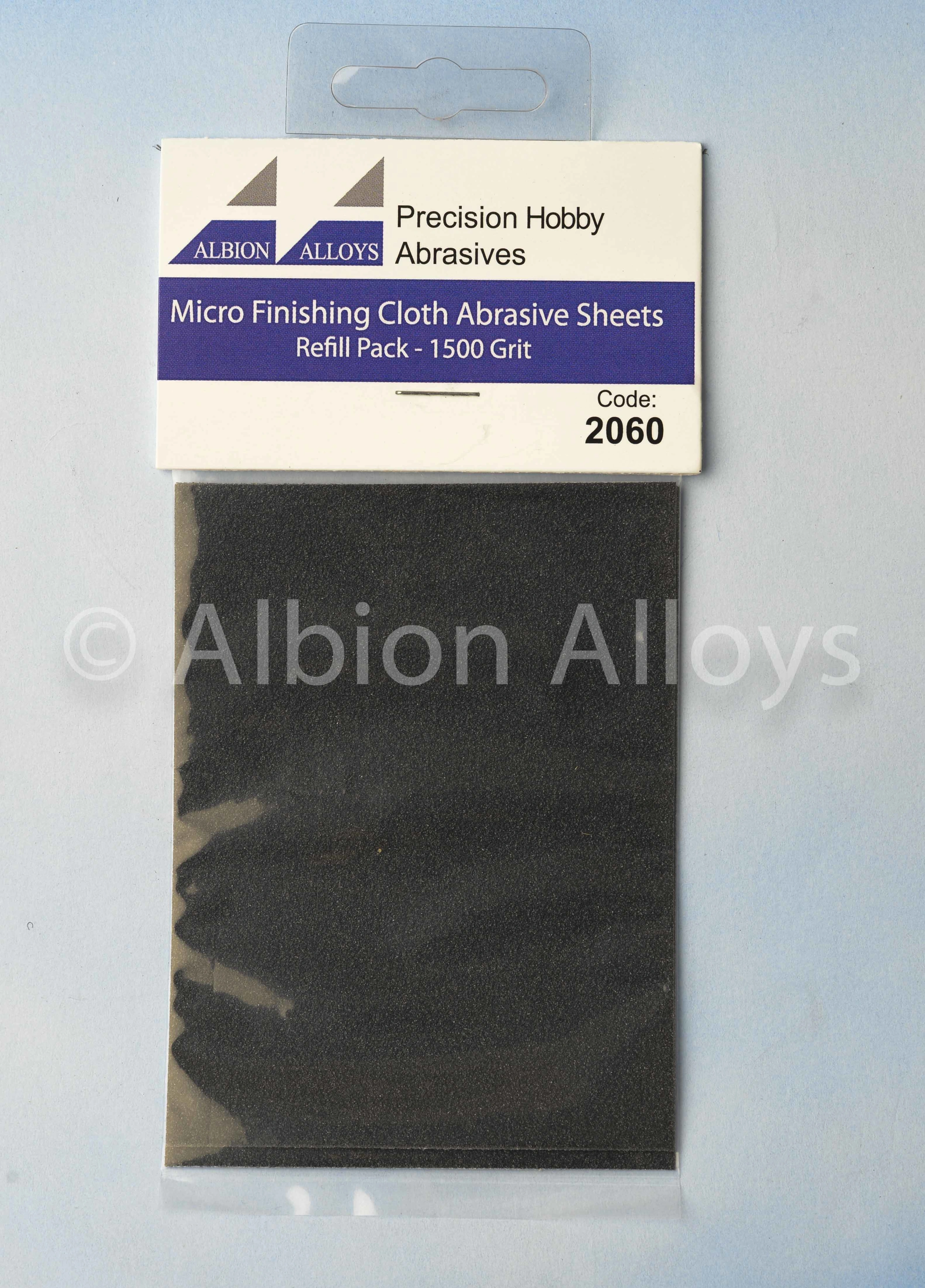Micro Finishing Cloth Abrasive Sheets Refill - 1500 Grit