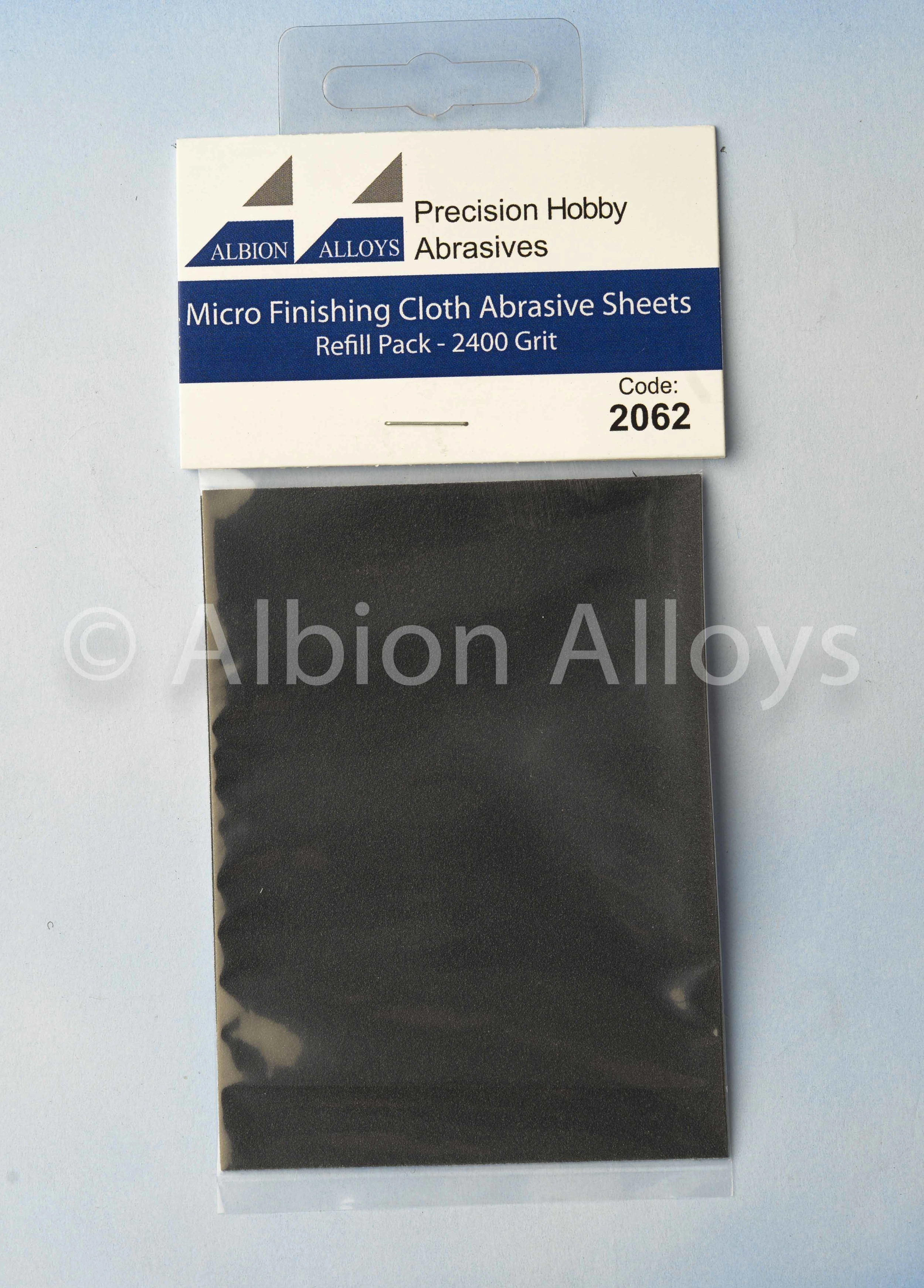 Micro Finishing Cloth Abrasive Sheets Refill - 2400 Grit