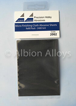 Micro Finishing Cloth Abrasive Sheets Refill - 2400 Grit