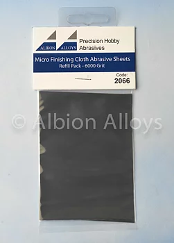 Micro Finishing Cloth Abrasive Sheets Refill - 6000 Grit