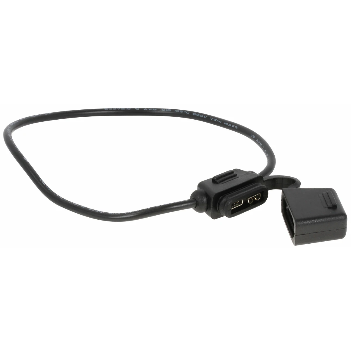 Säkringshållare plåt med 2,0mm² kabel