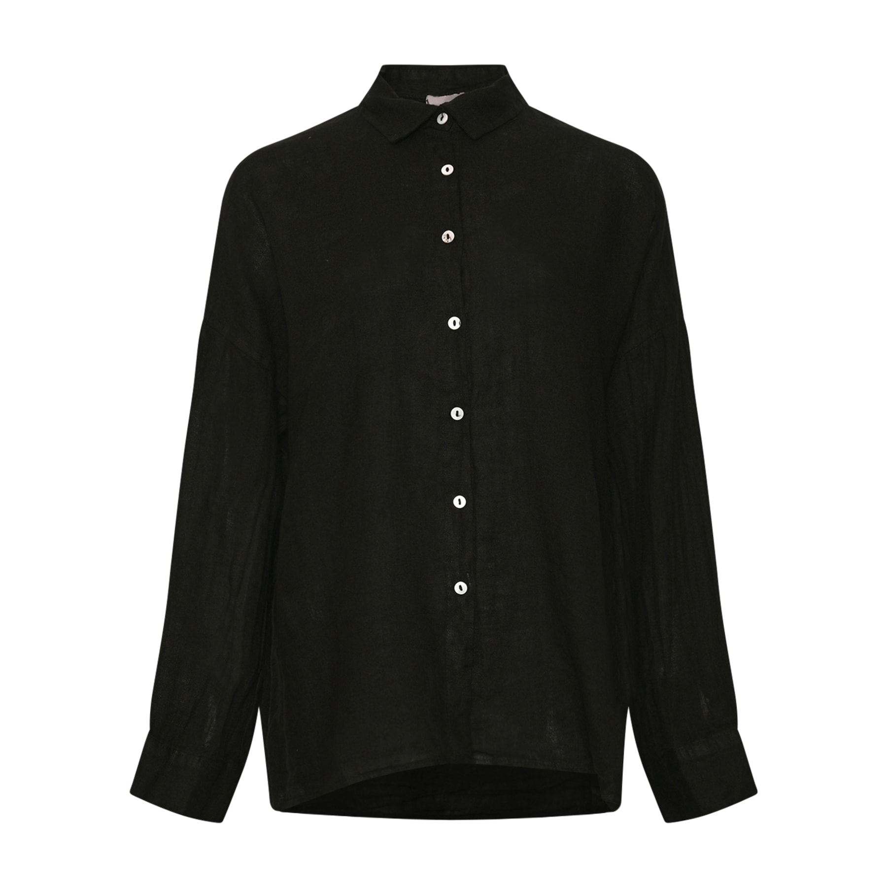 Linen shirt GIA - Black