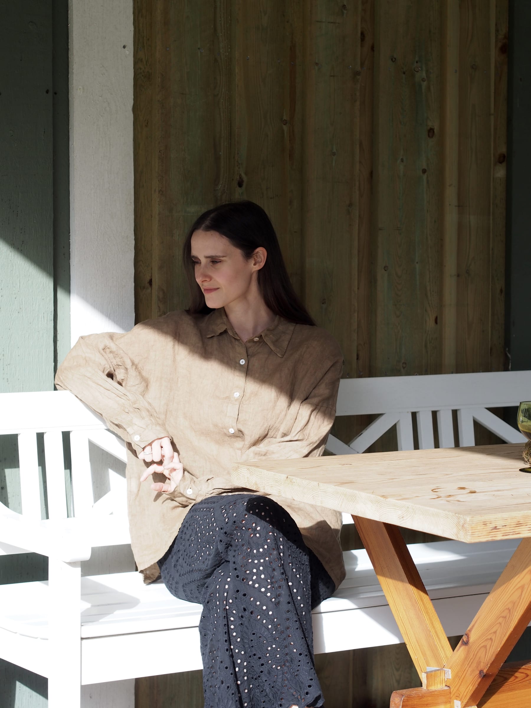 Linen shirt GIA - Black - 3