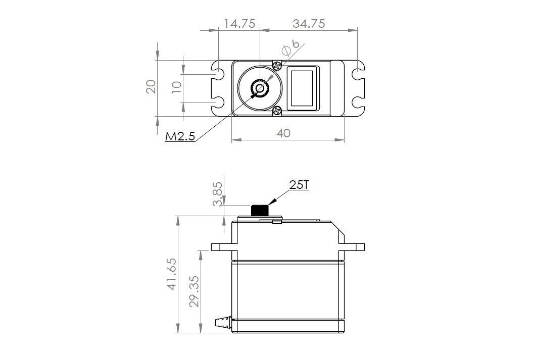 MKS HBL950 0.09s/60 Grader, 18.2kg.cm - 2