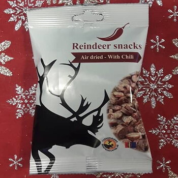 Ren-snacks, ren chips med chili