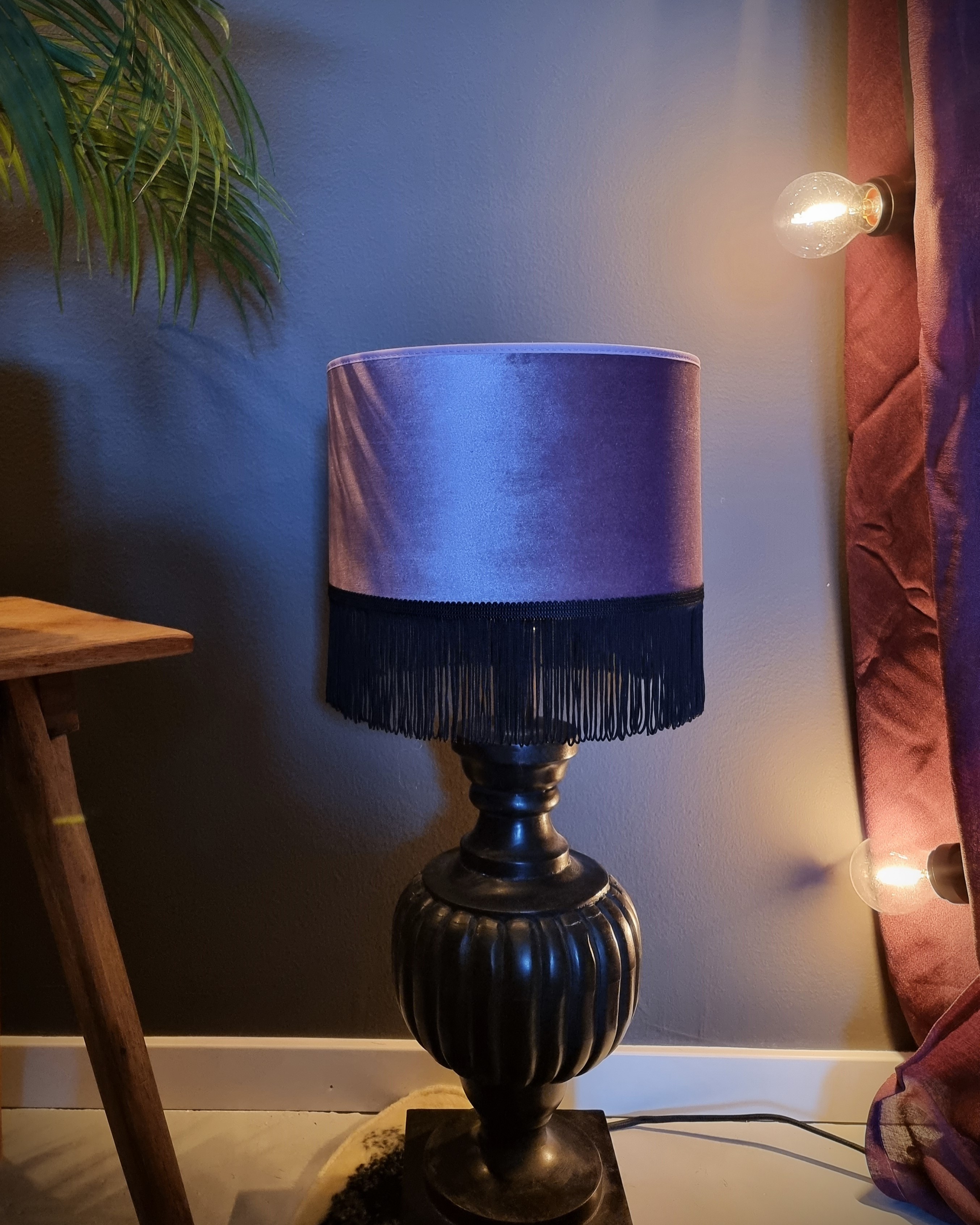 Lampskärm Frans  25 - Ljuslila/Svart - 2