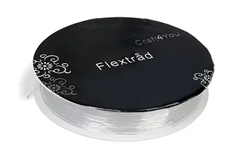 Braided wire approx. 0,8 mm. 8 m, transparent