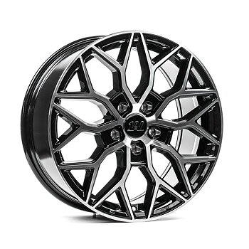 18" 1AV WHEELS ZX12T - GLOSSY BLACK POLISHED 1125 KG