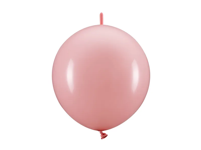 Ballonger med länkning - Ljusrosa 20-pack