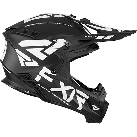 FXR - HELIUM RACE - HJÄLM - Black/White