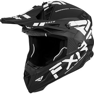 FXR - HELIUM RACE - HJÄLM - Black/White