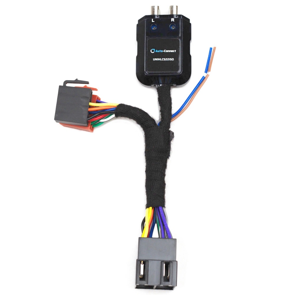 Auto-Connect ISO-ISO med 2-kanalig eller 4-kanalig hög-lågnivåomvandlare