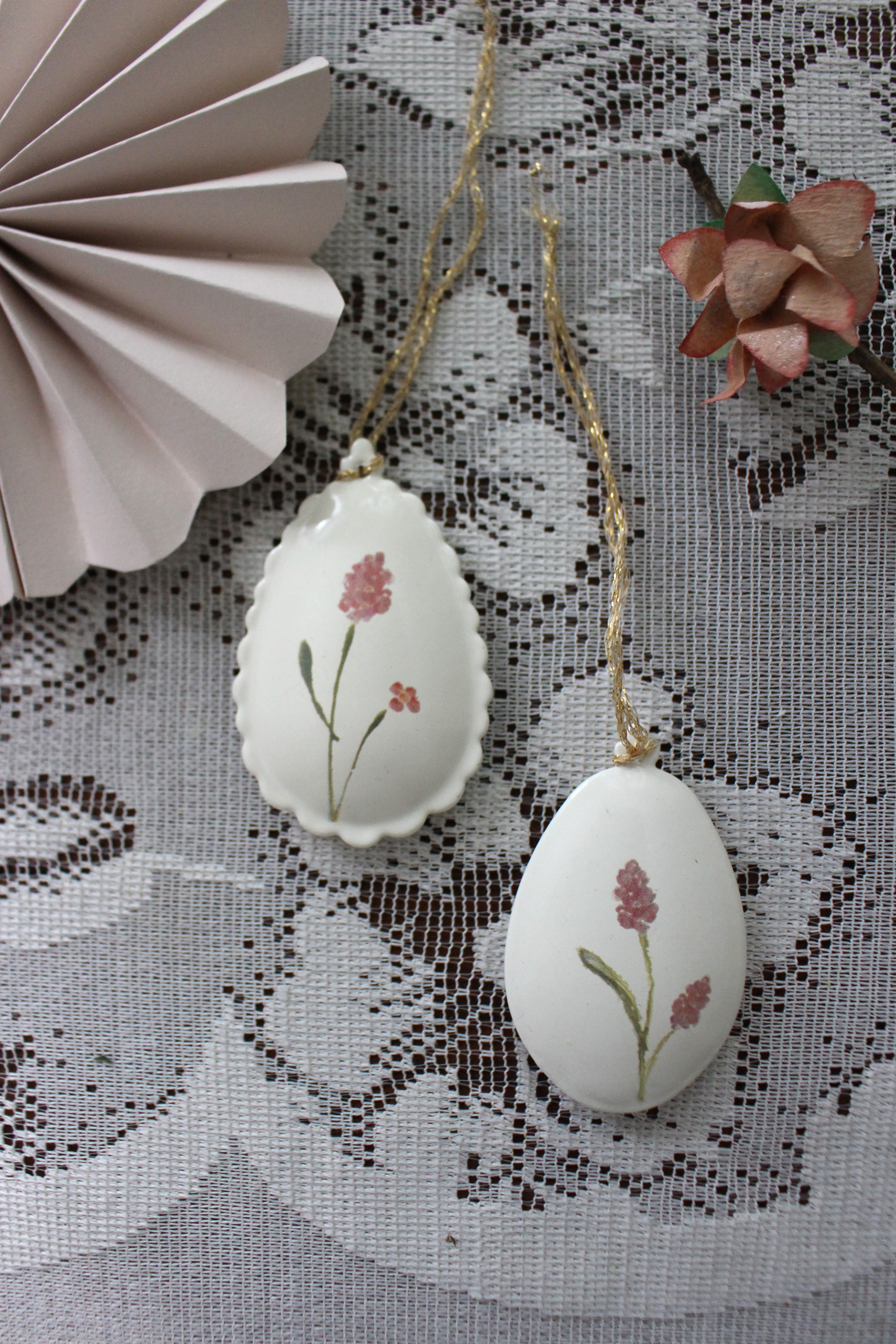 Påskhänge, rosa ägg