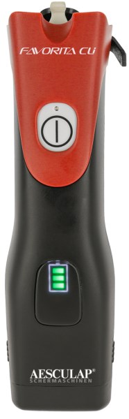 Aesculap Cordless Clipper Favorita CLi 2 Battery - Red