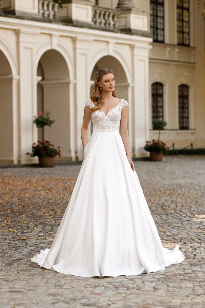 Angela Bianca mikado kjol 8025