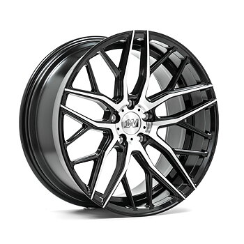 20" 1AV WHEELS ZX11 - GLOSSY BLACK POLISHED