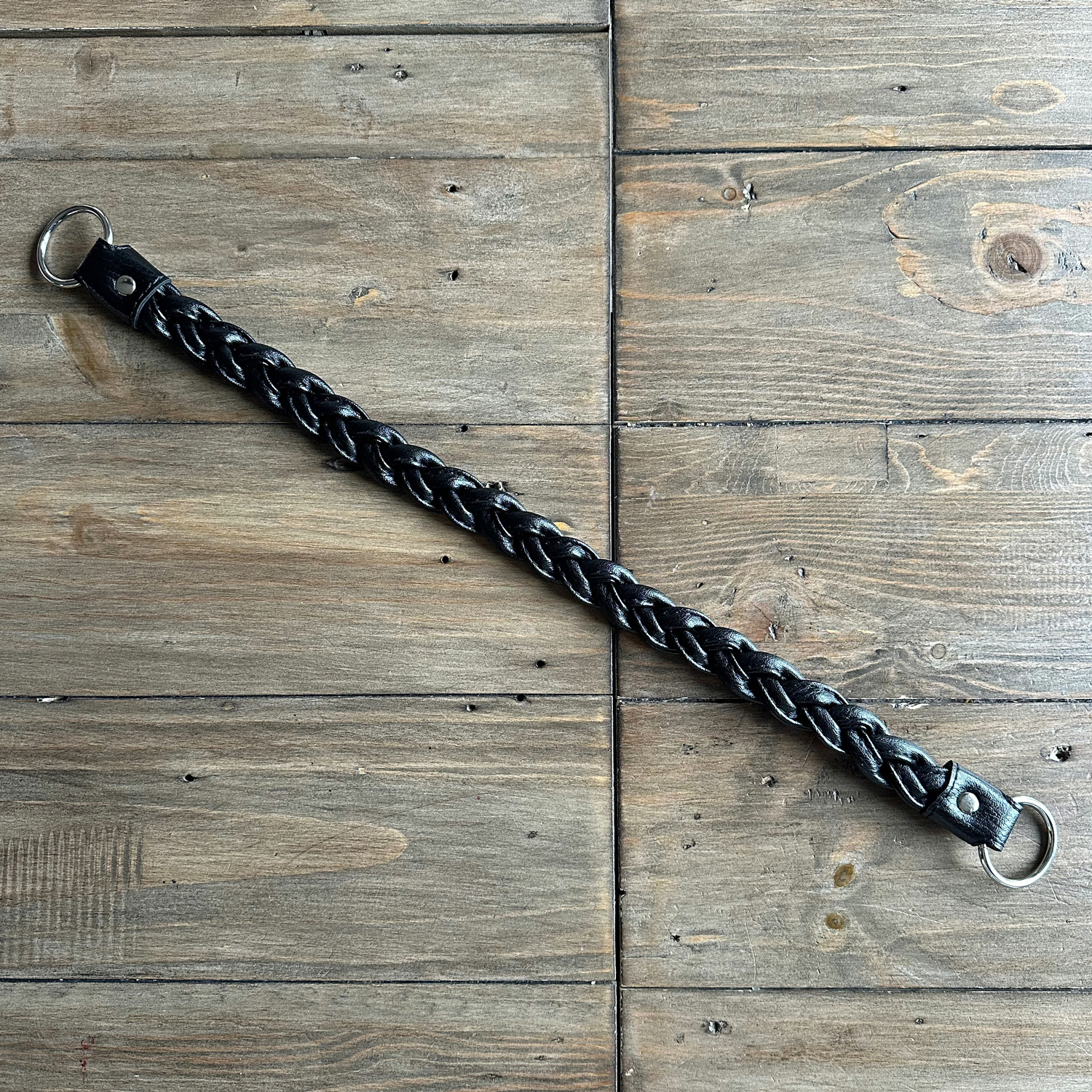 Flätat väskhandtag (52 cm), svart - 4