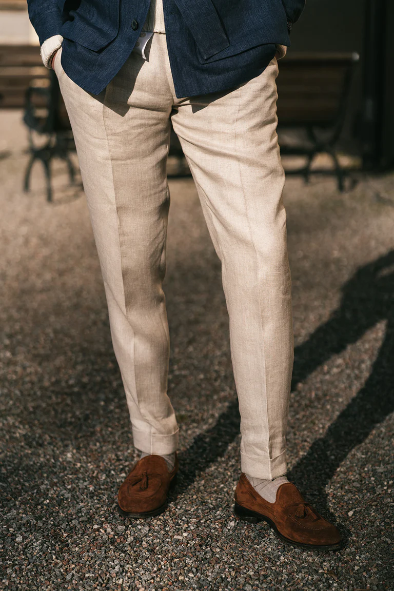 SIR of Sweden - Alex Linen Trousers - Beige - 2