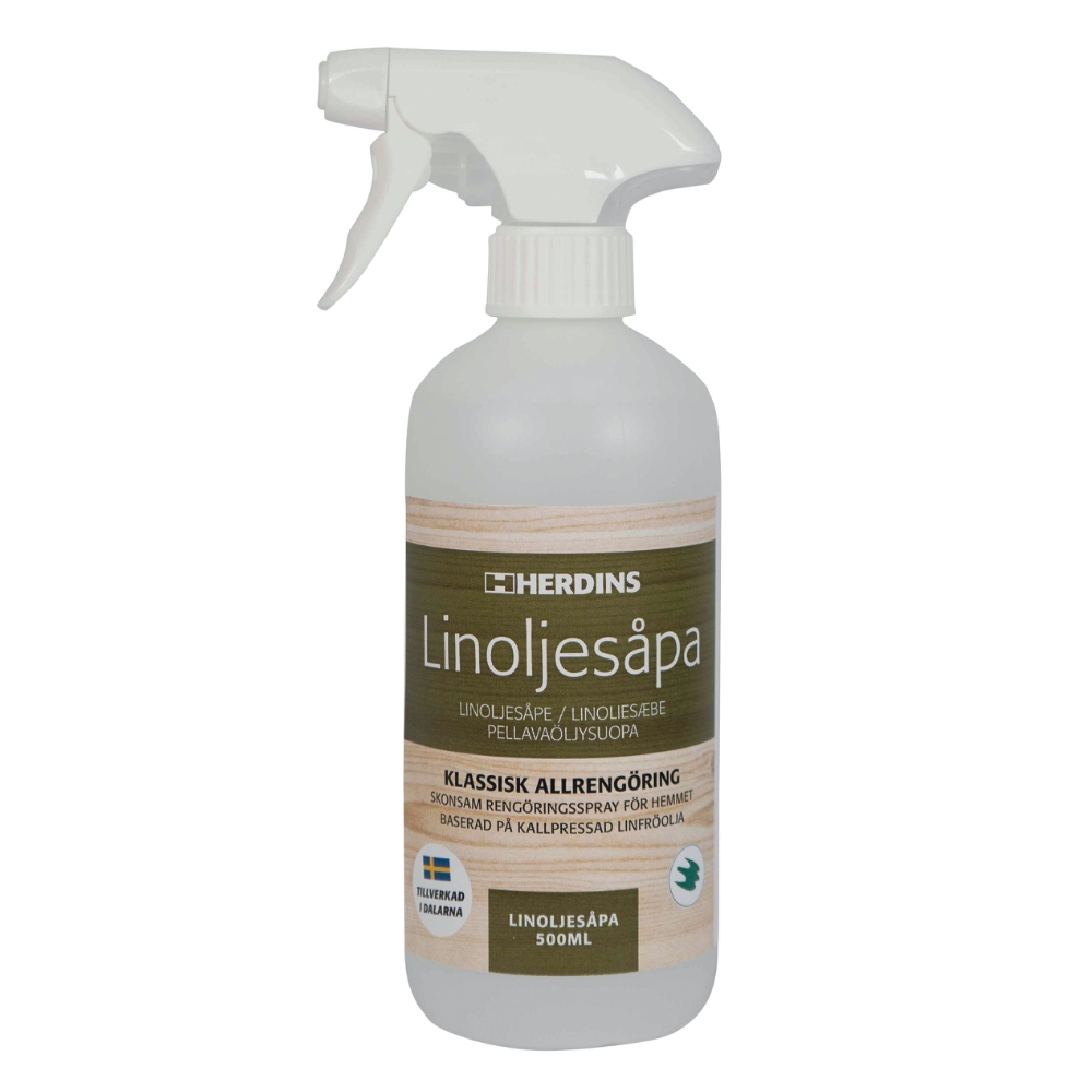 Linoljesåpa spray Herdins 500ml