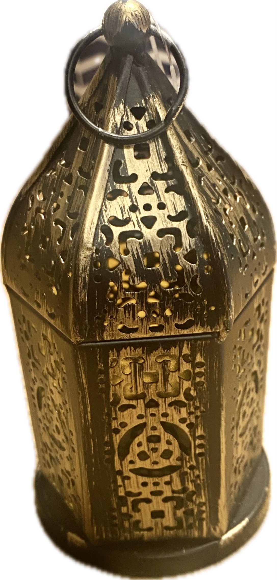 Triple Moon & Star Tealight Holder Lantern