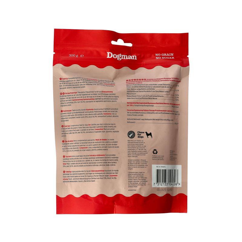 Dogman Chew sticks deer 12,5cm 25p S 12,5cm - 3
