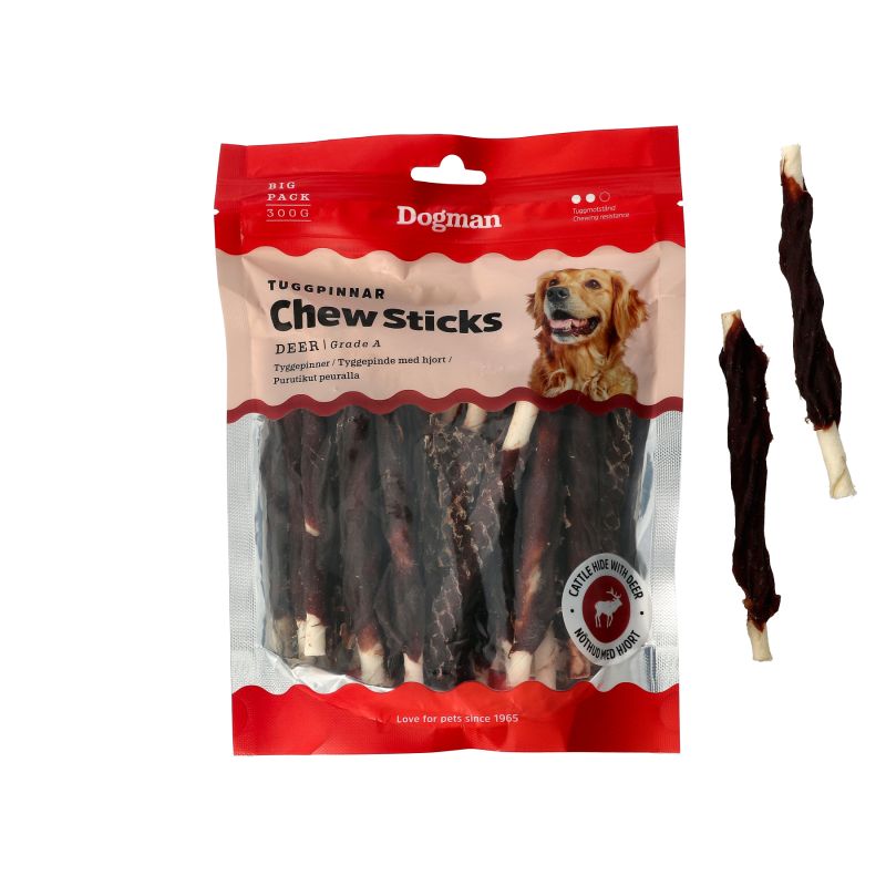 Dogman Chew sticks deer 12,5cm 25p S 12,5cm - 4