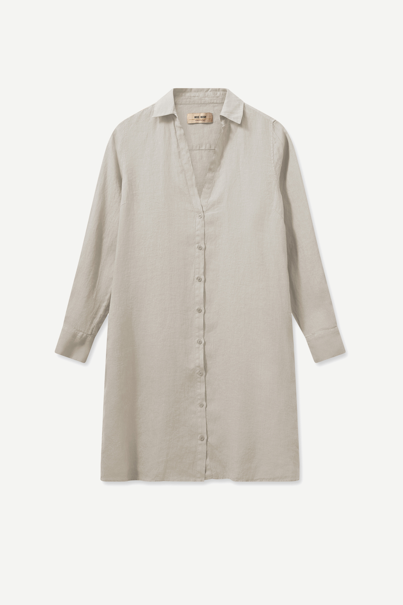 Mos Mosh Rielle Linen Dress Cement