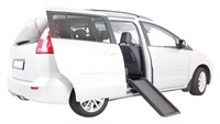 Ramp till bil, plast, 38x100cm