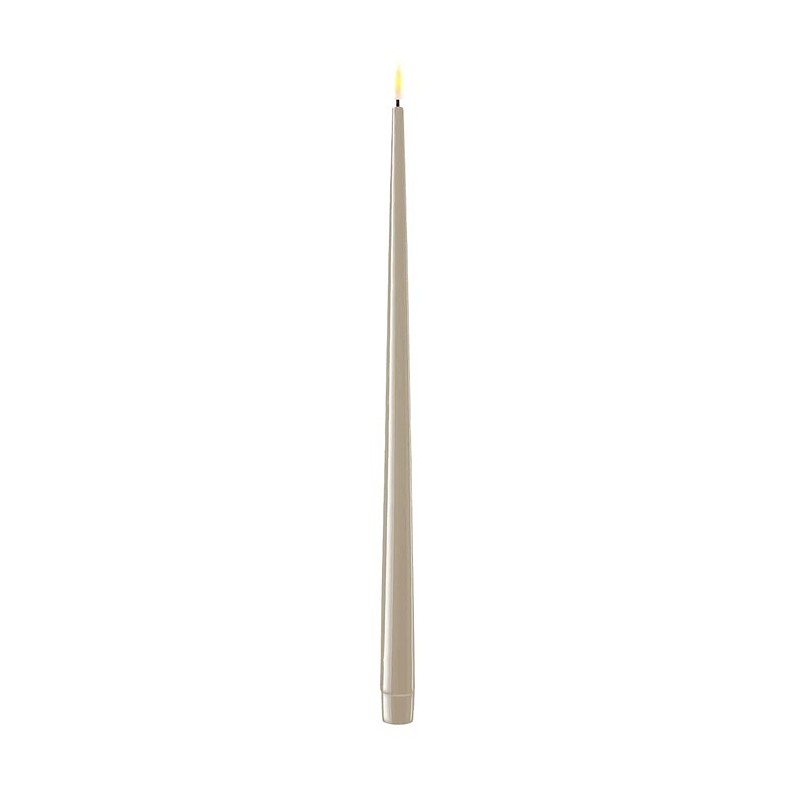 Ledljus / Rustikljus / 2-pack / 38cm Sand