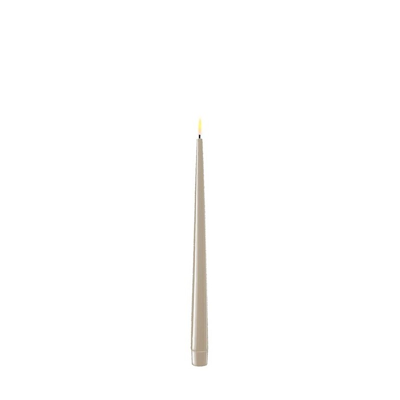 Ledljus / Rustikljus / 2-pack / 28cm Sand