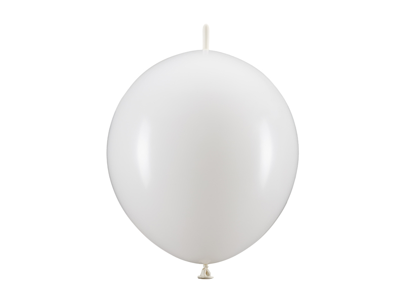 Ballonger med länkning - Vit 20-pack