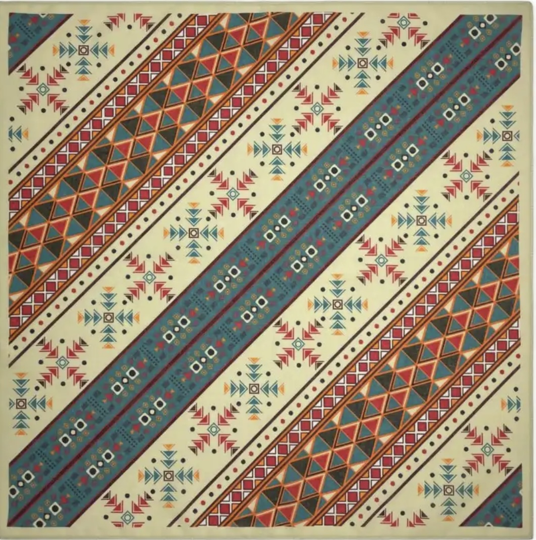 bandana scarf mönstrad 