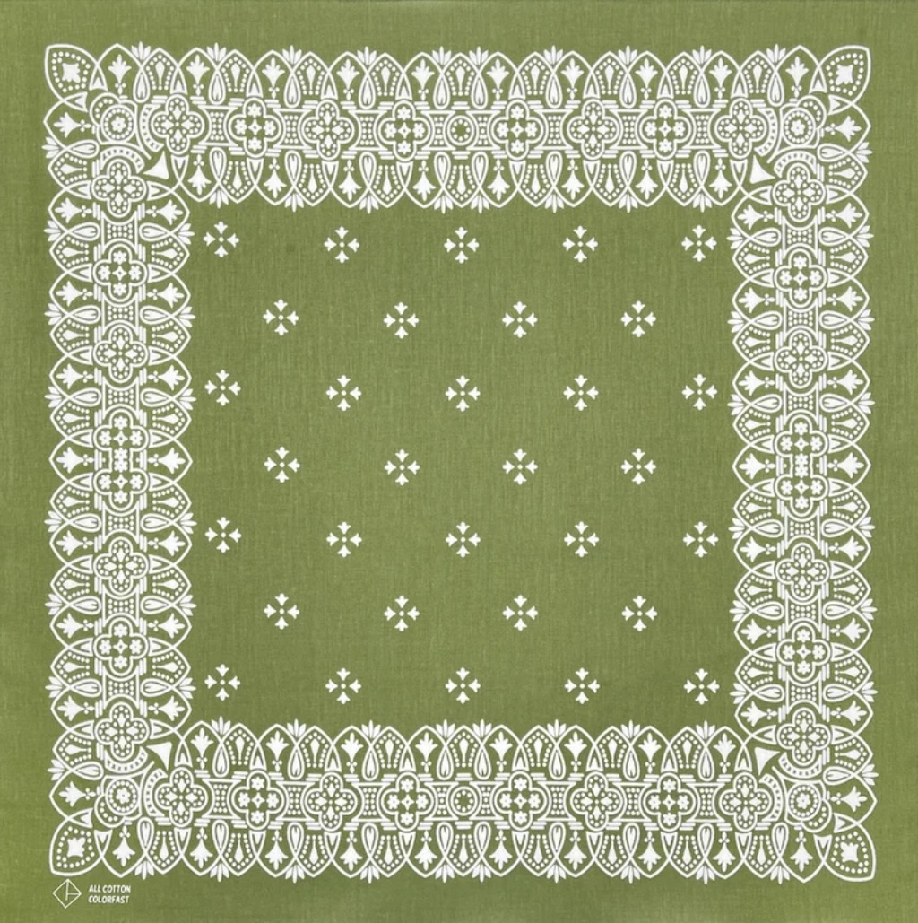 bandana scarf mönstrad 