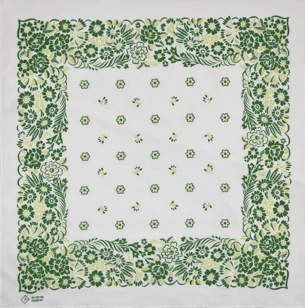 bandana scarf mönstrad 