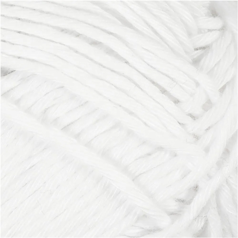 Nice Maxi Cotton garn 8/8- vit