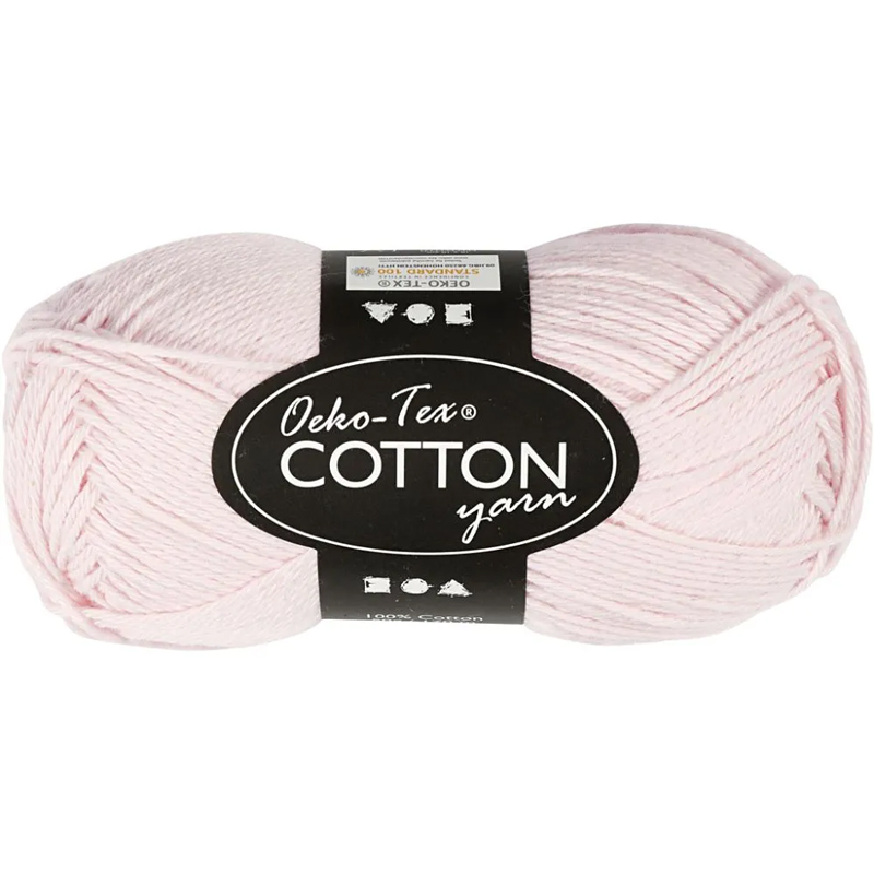 Oeko-Tex Cotton garn - Dusty Rose 8/4
