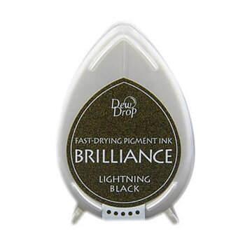 Tsukineko - Brilliance Dew Drops - Lightning Black