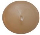Candle - Egg candle - Natural-sized hen's egg - Light beige - 7 cm - 4