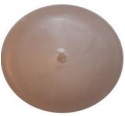 Candle - Egg candle - Natural-sized hen's egg - Linen - 7 cm - 3