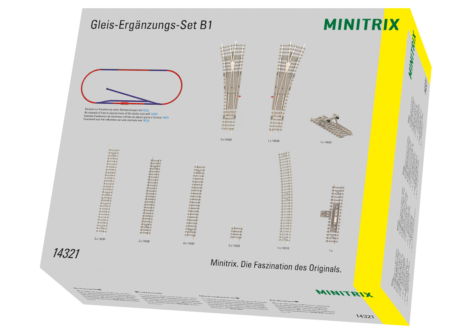 Gleis-Ergänzungspackung B1 - 3