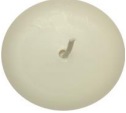 Candle - Egg candle - Natural size hen's egg - Ivory - 7 cm - 3